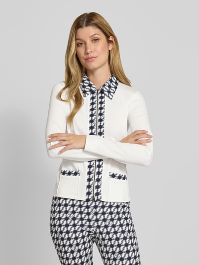 Marc Cain Longsleeve mit Zweiwege-Reißverschluss Offwhite 4