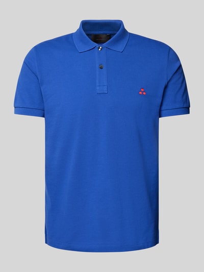 Peuterey Regular Fit Poloshirt mit Logo-Stitching Modell 'ZENO' Blau 2