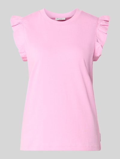 Marc O'Polo DENIM Regular Fit Top aus reiner Baumwolle Pink 2