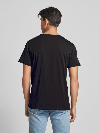 Tommy Jeans T-Shirt mit Label-Print Black 5