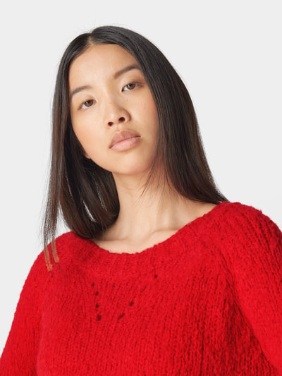 Isabel Marant Étoile Lochstrick-Pullover Rot 3