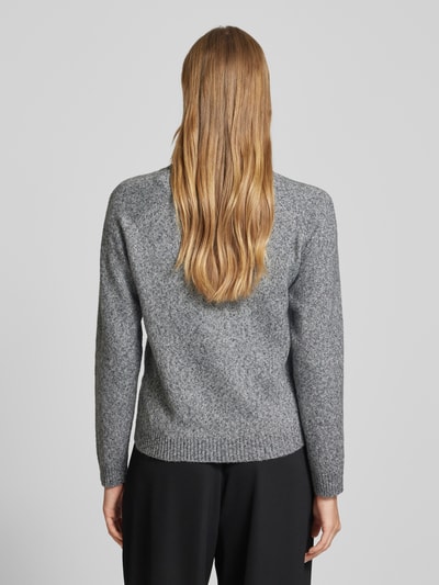 Vero Moda Weicher Pullover mit Glitzerfaden Modell 'DOFFYSHINE' Anthrazit 5