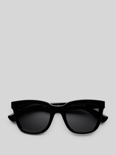 MessyWeekend Quadratische Sonnenbrille Modell 'LIV' Black 2