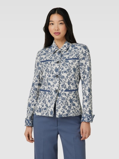 WHITE LABEL Blazer met all-over motief Wit - 4