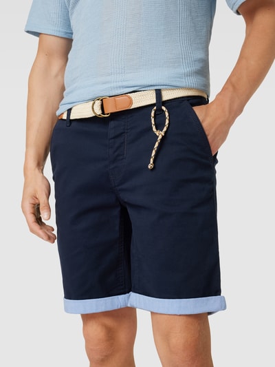 MCNEAL Korte chino met Franse steekzakken Donkerblauw - 3