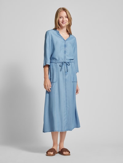 Christian Berg Woman Bluse in Denim-Optik Hellblau 1