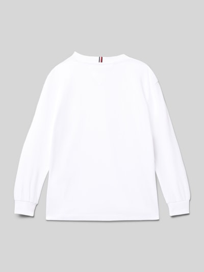 Tommy Hilfiger Teens Regular fit shirt met lange mouwen van puur katoen Wit - 3