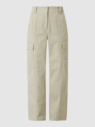 Calvin Klein Jeans Cargohose mit Stretch-Anteil  Beige 2