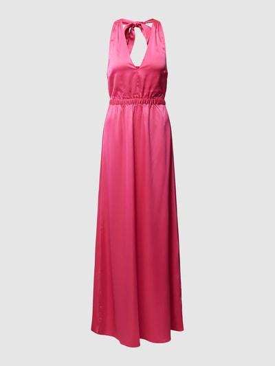 YAS Midikleid mit Neckholder Modell 'ATHENA' Pink 2