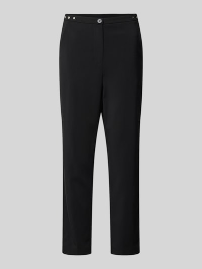 Patrizia Pepe Pantalon met deelnaden Zwart - 2