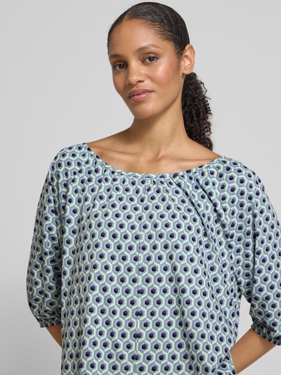 Christian Berg Woman T-Shirt mit 3/4-Arm Aqua 3