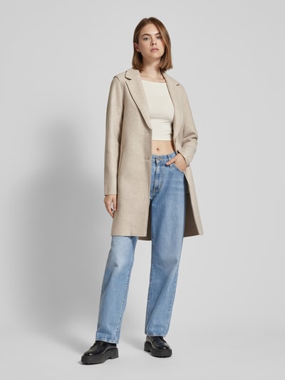 Only Trenchcoat mit Knopfverschluss Modell 'CARRIE' Ecru 1