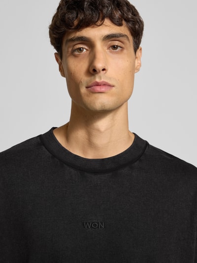 WON HUNDRED Longsleeve aus reiner Baumwolle Anthrazit 3