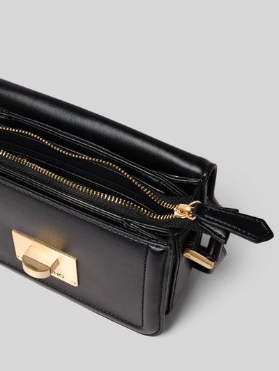 VALENTINO BAGS Torba na ramię z imitacji skóry model ‘FLOREN’ Czarny 4