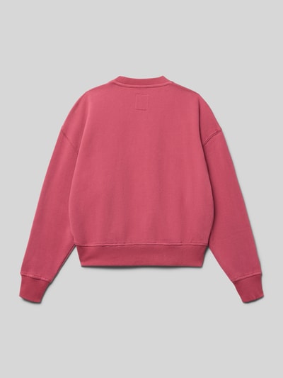Garcia Regular Fit Sweatshirt mit Logo-Print Rosa 3