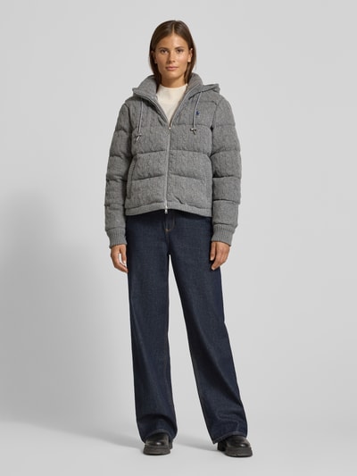 Polo Ralph Lauren Steppjacke aus Woll-Kaschmir-Mix Mittelgrau 1