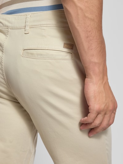 BOSS Orange Regular Fit Chino aus Baumwoll-Mix Beige 3