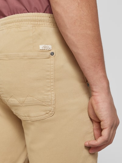 Blend Korte slim fit broek met tunnelkoord, model 'BLIZZARD' Beige - 3