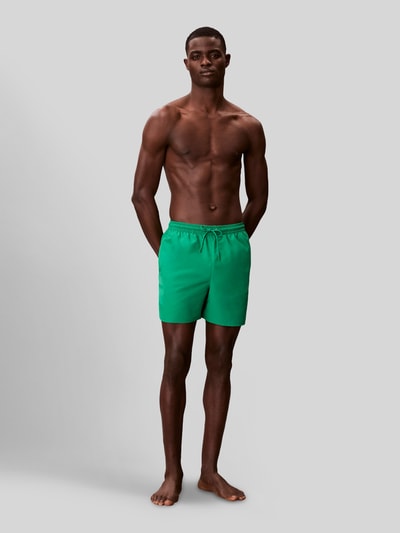 Calvin Klein Underwear Spodenki kąpielowe z detal z logo Zielony 1