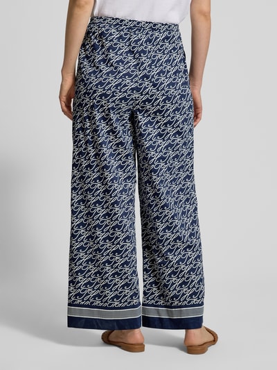 Tommy Hilfiger Wide leg broek van mix van katoen en zijde Ecru - 5