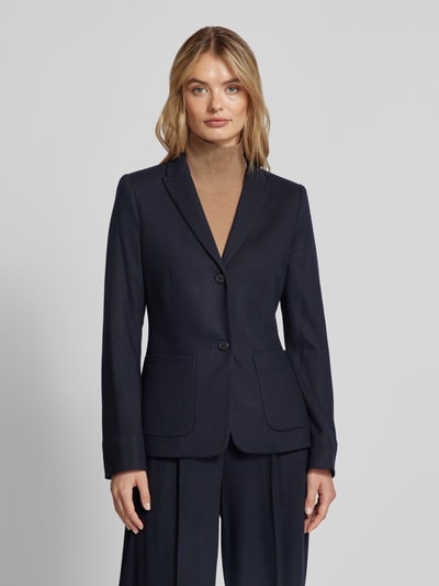 Windsor Blazer met opgestikte zakken Marineblauw - 4