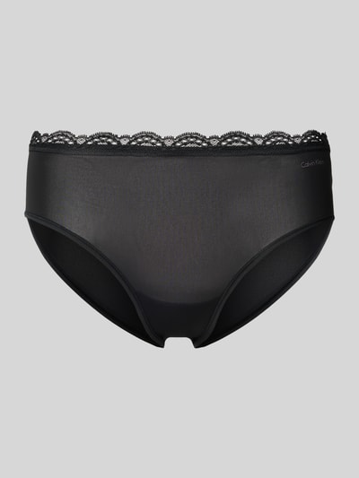 Calvin Klein Underwear Slip mit Spitzenbesatz Black 1