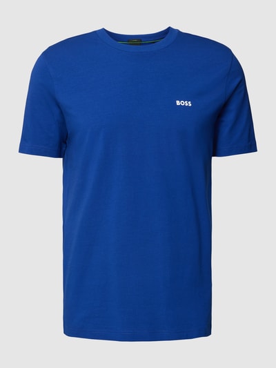 BOSS Green T-Shirt mit Label-Print Royal 2