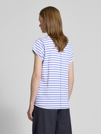 Christian Berg Woman T-Shirt mit Kappärmeln Blau 5