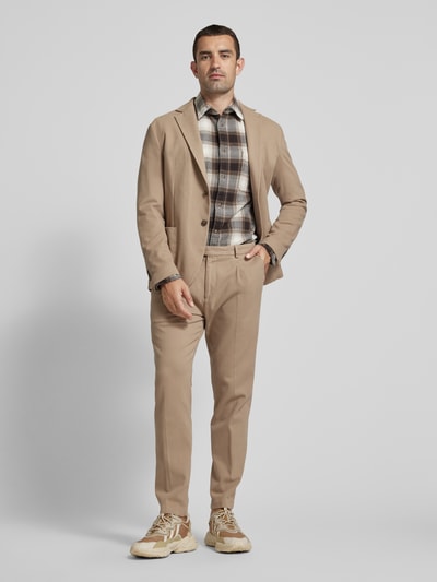 SELECTED HOMME Regular fit vrijetijdsoverhemd met borstzakken Offwhite - 1