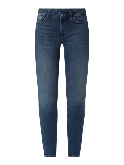 Liu Jo White High Waist Jeans mit Stretch-Anteil  Jeansblau 2