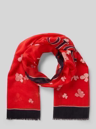 Marc O'Polo Sjaal van een mix van modal en katoen Rood - 1