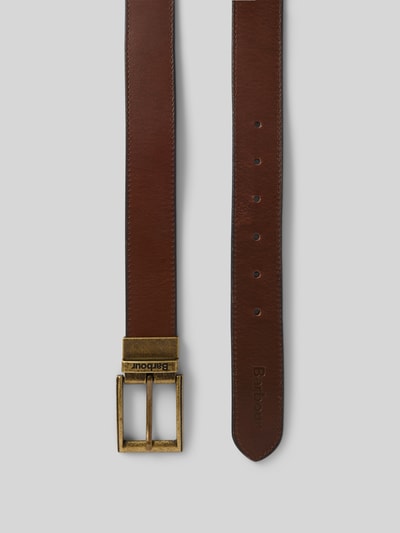 Barbour Riem van echt leer Middenbruin - 3
