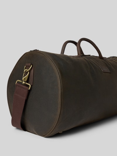 Barbour Weekender aus reiner Baumwolle Modell 'HOLDALL' Oliv 2