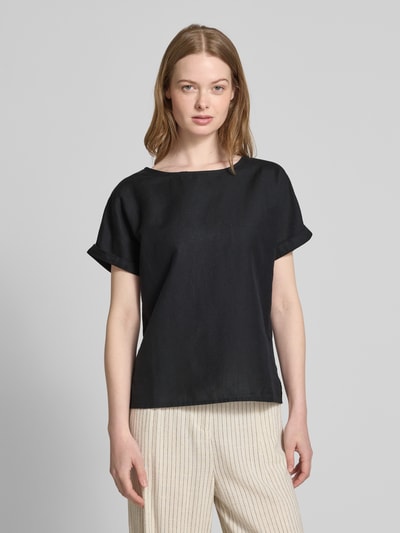 Christian Berg Woman Blusenshirt mit Rundhalsausschnitt Black 4