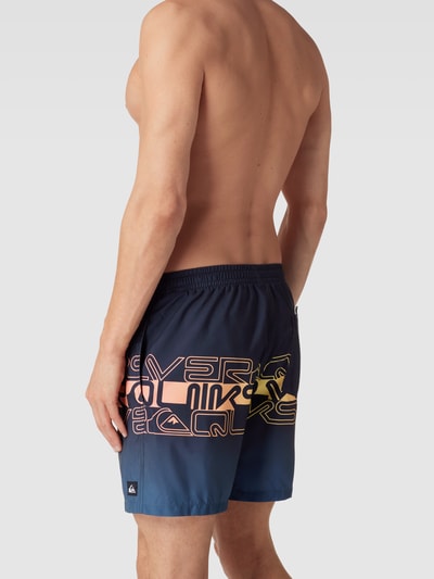 Quiksilver Badehose mit Label-Print Black 4