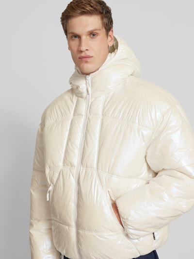 REVIEW Steppjacke mit Reißverschlusstaschen Weiss 3