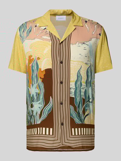 Baldessarini Vrijetijdsoverhemd van viscose, model 'Rick' Geel - 2