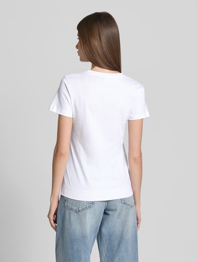 JOOP! T-Shirt mit Label-Stitching und Rundhalsausschnitt Weiss 5
