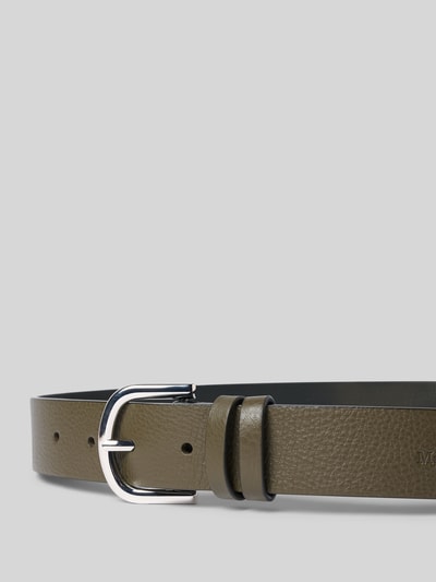 Marc O'Polo Pasek z naturalnej skóry bydlęcej Oliwkowy 2