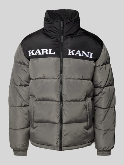 KARL KANI Steppjacke mit Label-Stitching Anthrazit 1