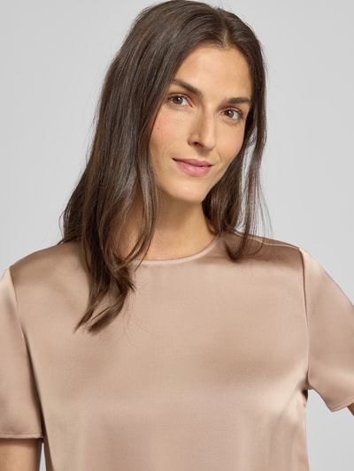 Calvin Klein Womenswear Blusenshirt mit Rundhalsausschnitt Beige 3