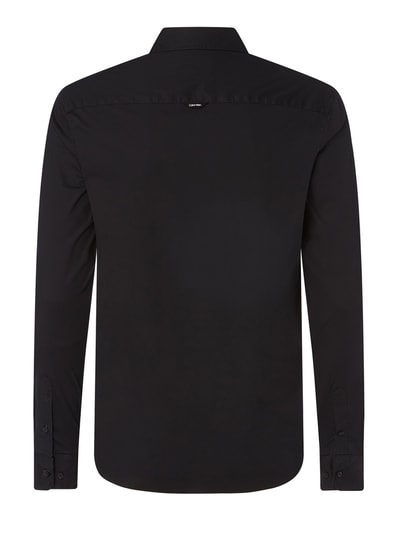 CK Calvin Klein Slim fit zakelijk overhemd van popeline Zwart - 3