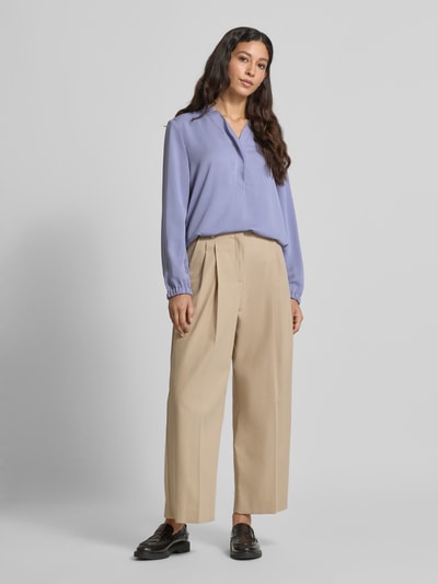 Marc Cain Regular Fit Bluse mit Tunka-Ausschnitt Lavender 1