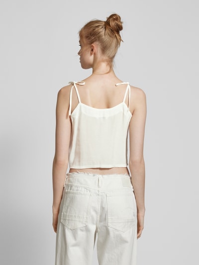 Only Top met bandjes met knoopsluiting, model 'FAVOR' Offwhite - 5