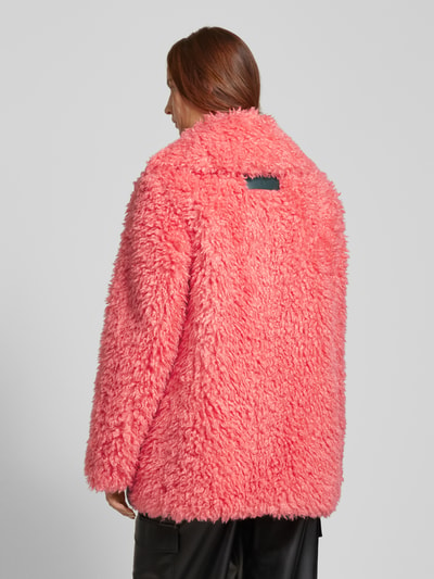 Patrizia Pepe Mantel mit Reverskragen Modell 'CAPPOTTO 3 BOTTONI' Pink 5