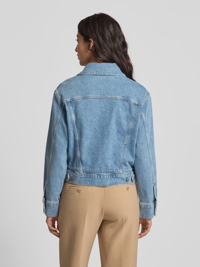 OPUS Jeansjacke mit aufgesetzten Brusttaschen Modell 'Hemely' Jeansblau 5