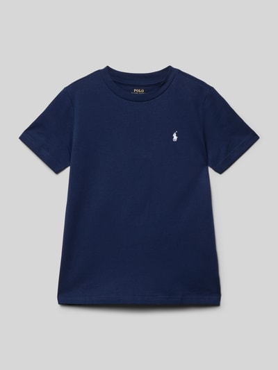 Polo Ralph Lauren Teens Regular Fit T-Shirt mit rückseitigem Label-Print Marine 1