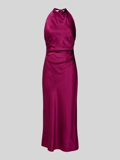 Hey Kyla Sukienka koktajlowa z wiązaniem z tyłu Wiśniowy 2