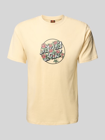 SANTA CRUZ T-Shirt mit Label-Print Beige 2