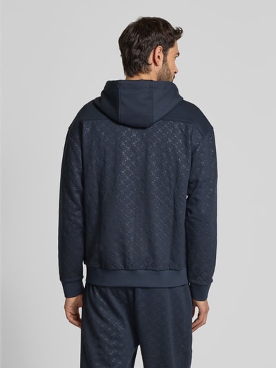 JOOP! Collection Sweatjack met capuchon, model 'Bahador' Marineblauw - 5